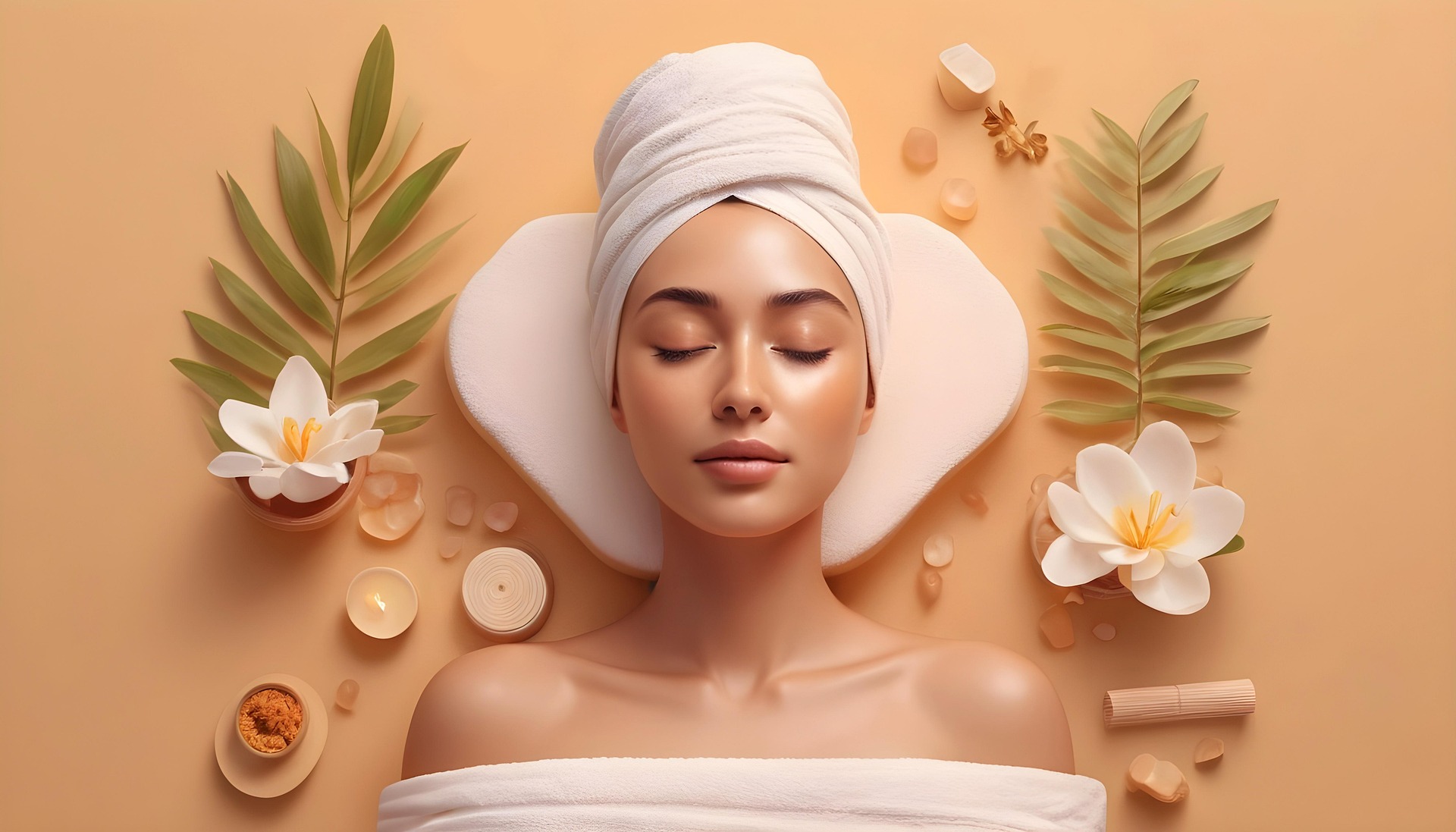 Vibe spa alb & auriu